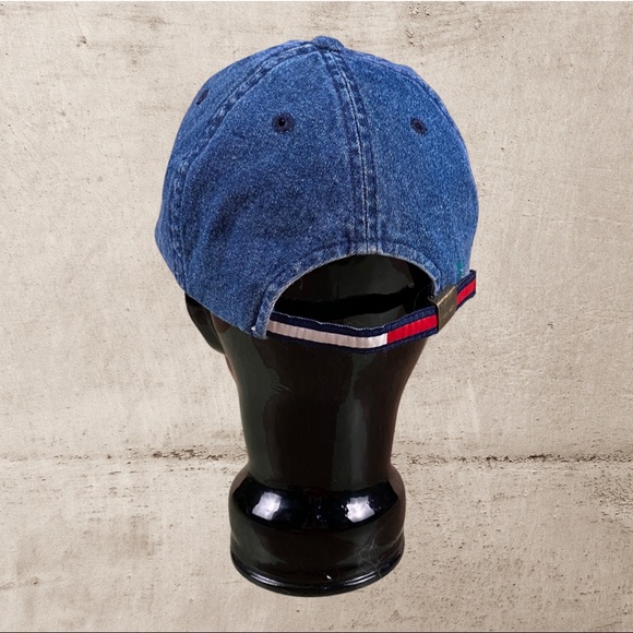 Vintage 90s denim flag tommy jeans hat adjustable - Picture 10 of 10